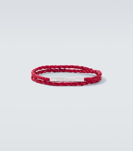 Bracciale Knot in argento sterling e pelle - Bottega Veneta - Modalova