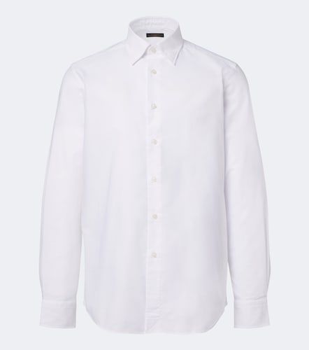 Camicia in popeline di cotone - Incotex - Modalova
