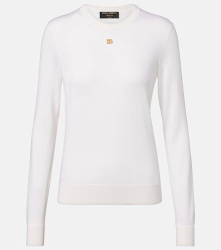 Pullover DG aus Kaschmir und Seide - Dolce&Gabbana - Modalova