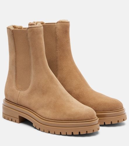Chelsea suede ankle boots - Gianvito Rossi - Modalova