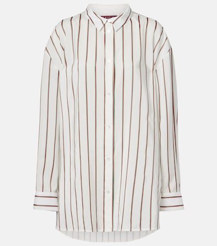 Camicia in jacquard di misto seta a righe - Gucci - Modalova