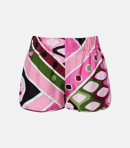 Shorts Vivara de seda estampados - Pucci - Modalova