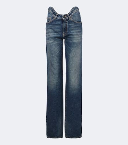 Jeans rectos desgastados - Jean Paul Gaultier - Modalova
