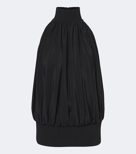 Top de satén de seda drapeado - Sportmax - Modalova