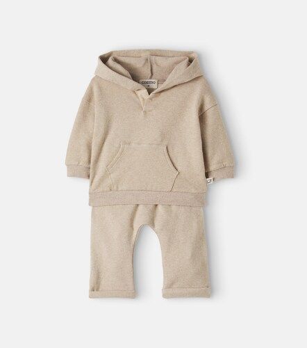 Bebé - Set de sudadera con capucha y pantalones en mezcla de algodón - Cozmo - Modalova