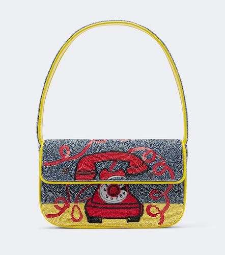 Borsa a spalla Tommy Small con perline - Staud - Modalova