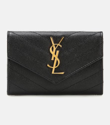 Monogram Small leather wallet - Saint Laurent - Modalova
