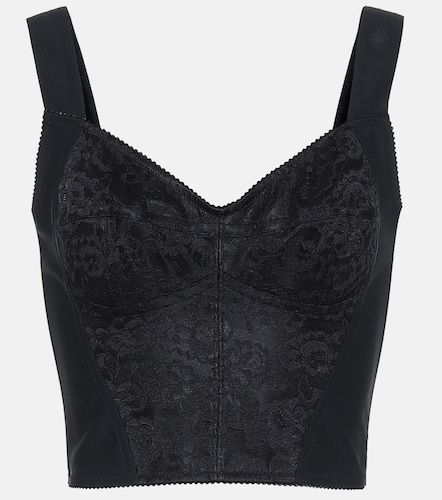 Dolce&Gabbana Bustier mit Spitze - Dolce&Gabbana - Modalova