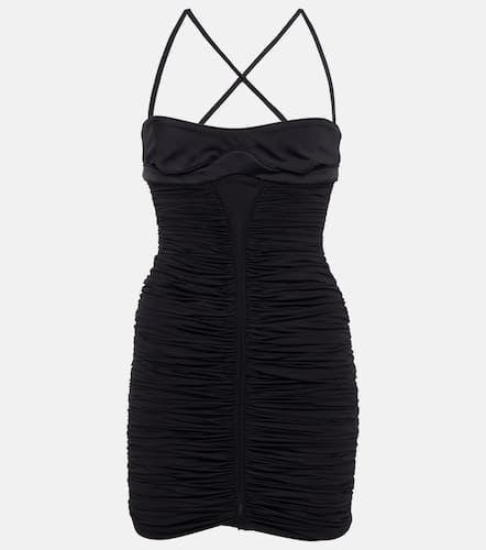 Mugler Crossover ruched minidress - Mugler - Modalova