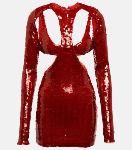 Sequined cutout minidress - LaQuan Smith - Modalova