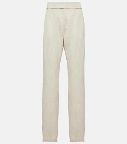 Pantaloni Tibau in misto lino - Jacquemus - Modalova