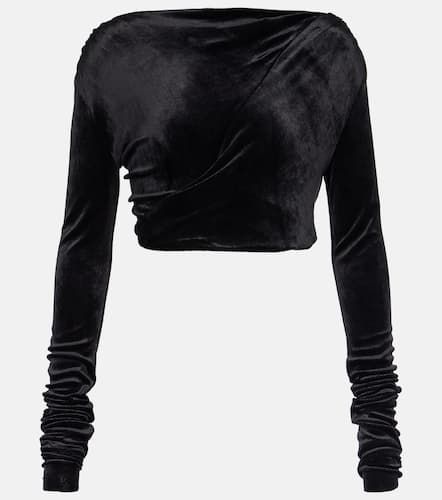 Lilies jersey cropped top - Rick Owens - Modalova