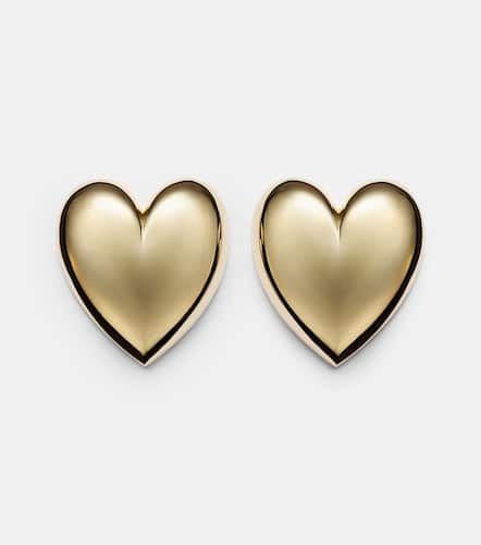 Pendientes Puffy Heart chapados en oro - Jennifer Fisher - Modalova