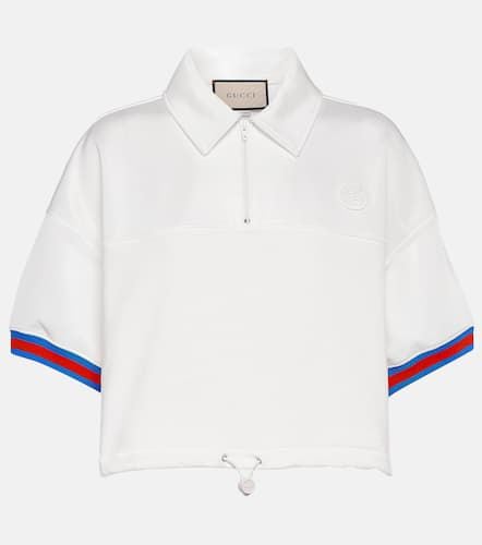 Gucci Cropped jersey shirt - Gucci - Modalova