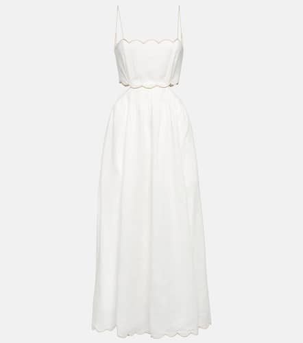 Zimmermann Cutout linen midi dress - Zimmermann - Modalova