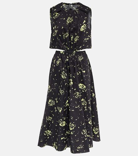 Vestido midi White Label de algodón estampado - Proenza Schouler - Modalova