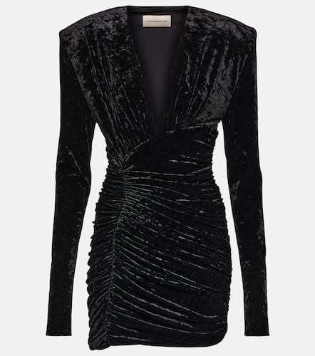 Gathered velvet minidress - Alexandre Vauthier - Modalova