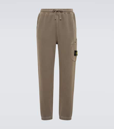 Compass cotton jersey sweatpants - Stone Island - Modalova