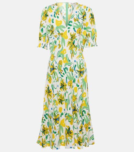 Jemma floral crÃªpe midi dress - Diane von Furstenberg - Modalova