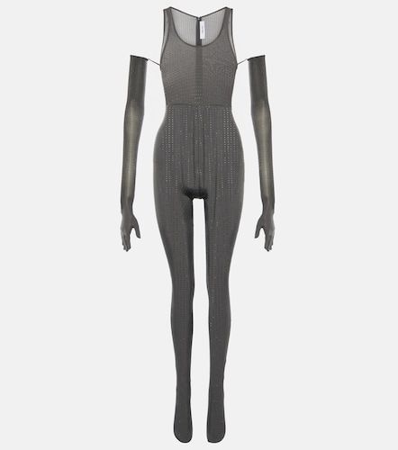 Jumpsuit in jersey con cristalli - Alex Perry - Modalova