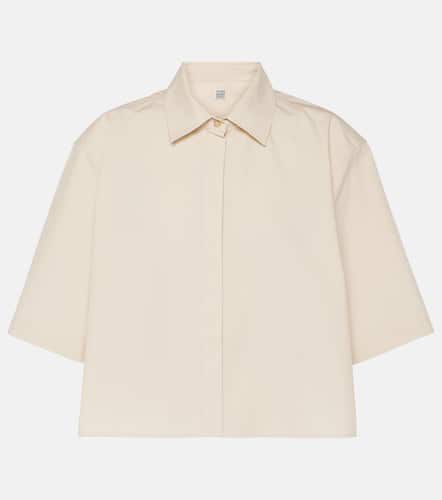 Jacquard striped cotton shirt - Toteme - Modalova