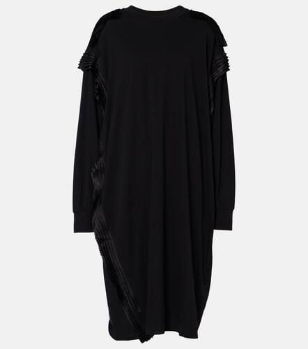 Ruffled cotton jersey sweater dress - MM6 Maison Margiela - Modalova