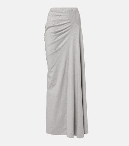 Draped cotton jersey maxi skirt - Dries Van Noten - Modalova