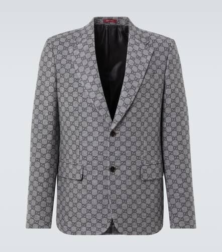 Gucci GG wool flannel blazer - Gucci - Modalova