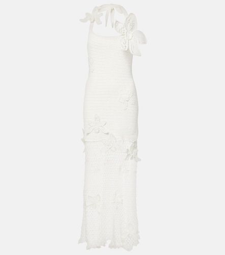 Abito lungo in cotone crochet - Oscar de la Renta - Modalova