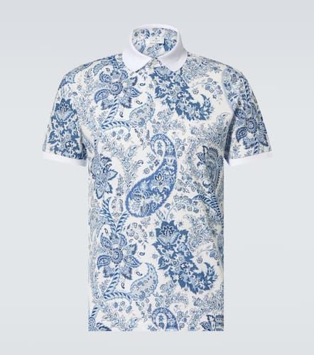 Paisley cotton piquÃ© polo shirt - Etro - Modalova