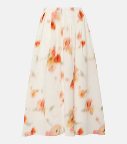 Vince Floral gathered midi skirt - Vince - Modalova