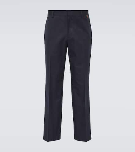 Gucci Cotton twill straight pants - Gucci - Modalova