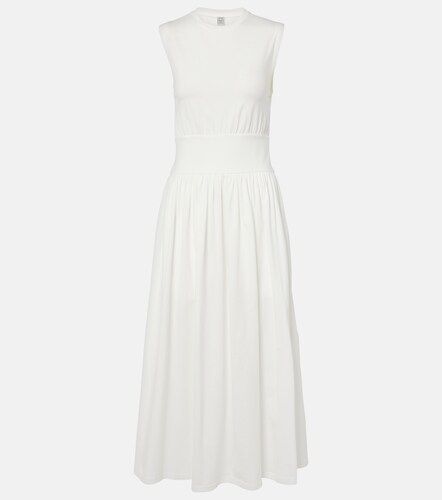Abito midi in jersey di cotone - Toteme - Modalova