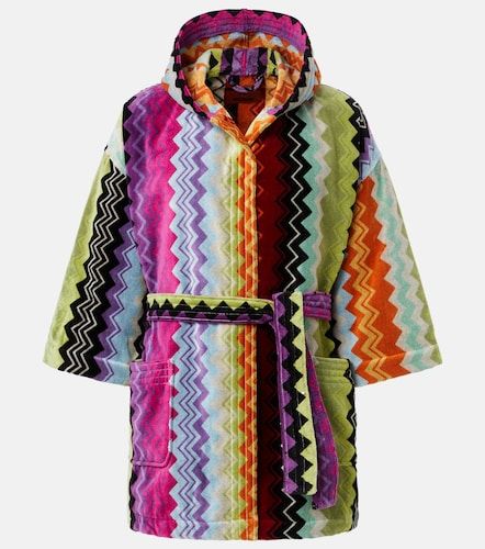 Bata Giacomo de felpa de algodón en zigzag - Missoni - Modalova