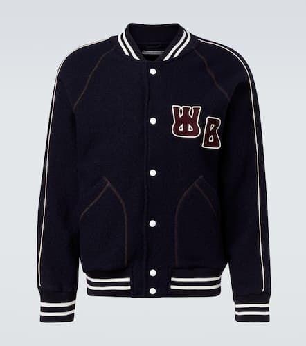 October embroidered wool varsity jacket - Wales Bonner - Modalova