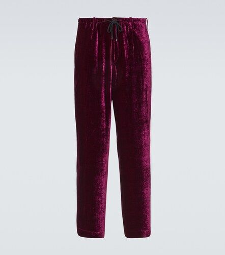 Dries Van Noten Velvet sweatpants - Dries Van Noten - Modalova