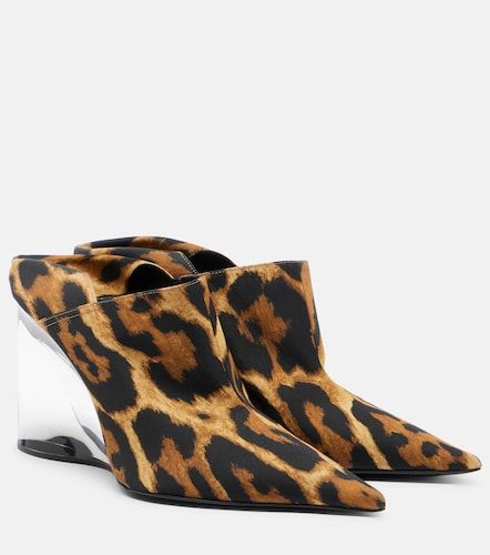 Alaïa Mules Invisible de sarga estampados - Alaia - Modalova