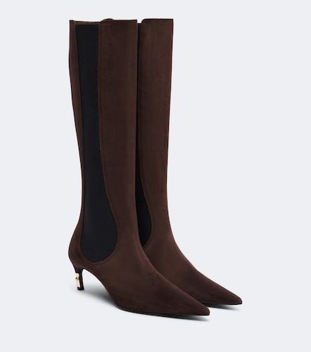 Gucci Botas altas Eva de ante - Gucci - Modalova