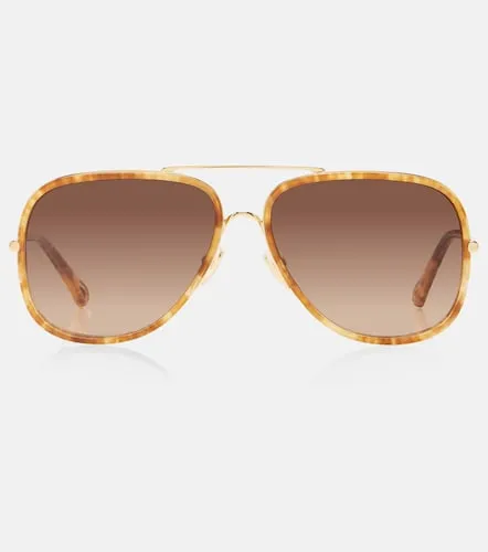 Chloe Tubolar aviator sunglasses - Chloe - Modalova