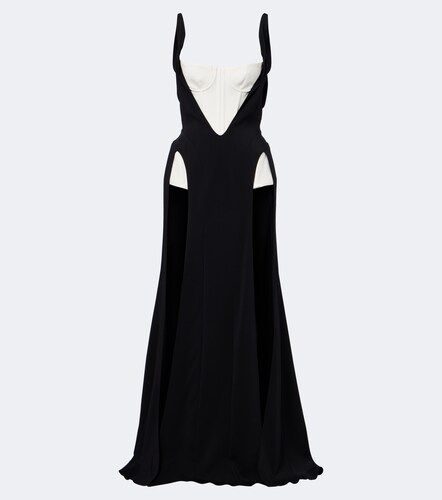 Mugler Robe Jeu de Paume aus Crêpe - Mugler - Modalova