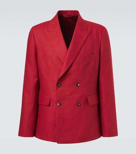 Bode Blazer cruzado de lino - Bode - Modalova