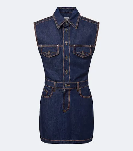 Versace Denim minidress - Versace - Modalova