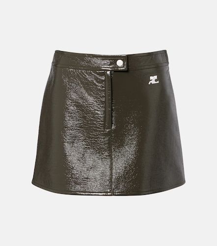 Courrèges Minifalda de mezcla de algodón - Courreges - Modalova