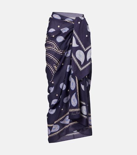 Pareo de algodón estampado - Johanna Ortiz - Modalova