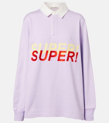Polo de algodón estampado - JW Anderson - Modalova