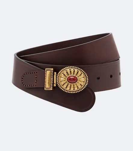 Crystal-embellished leather belt - Etro - Modalova