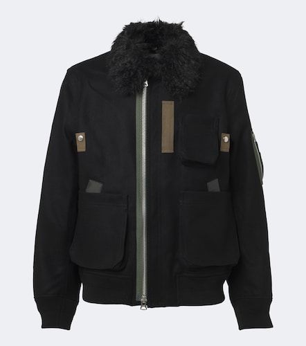 Sacai Wool blouson jacket - Sacai - Modalova