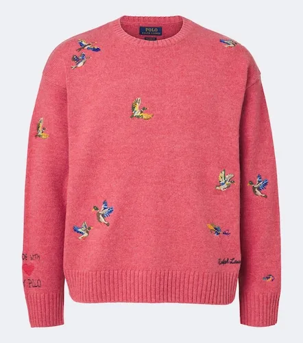 Embroidered wool and alpaca sweater - Polo Ralph Lauren - Modalova