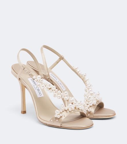 Sandali slingback Irina in raso - Jimmy Choo - Modalova