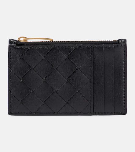 Intrecciato leather card holder - Bottega Veneta - Modalova